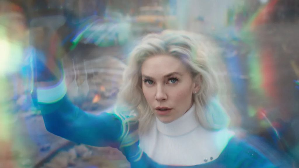 Vanessa Kirby as Sue Storm in a still from Fantastic Four
