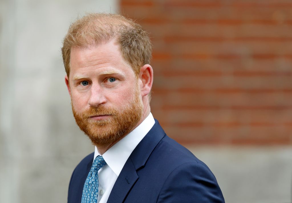 Prince Harry, Duke of Sussex departs after attending a Court of Appeal hearing regarding his security at the Royal Courts of Justice on April 8, 2025 