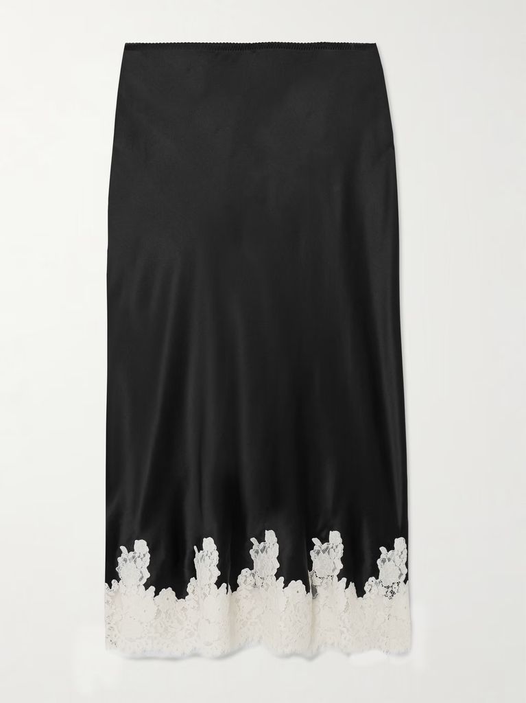 Elowena Midi Skirt in black