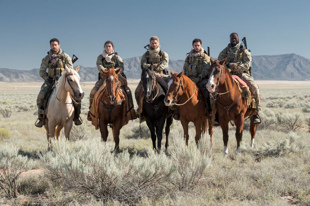 Noah Mills as Sergeant Joseph "McG" McGuire, Natacha Karam as Sergeant Jasmine "Jaz" Khan, Mike Vogel as Captain Adam Dalton, Hadi Tabbal as Agent Amir Al-Raisani, Demetrius Grosse as CPO Ezekiel "Preach" Carter in The Brave
