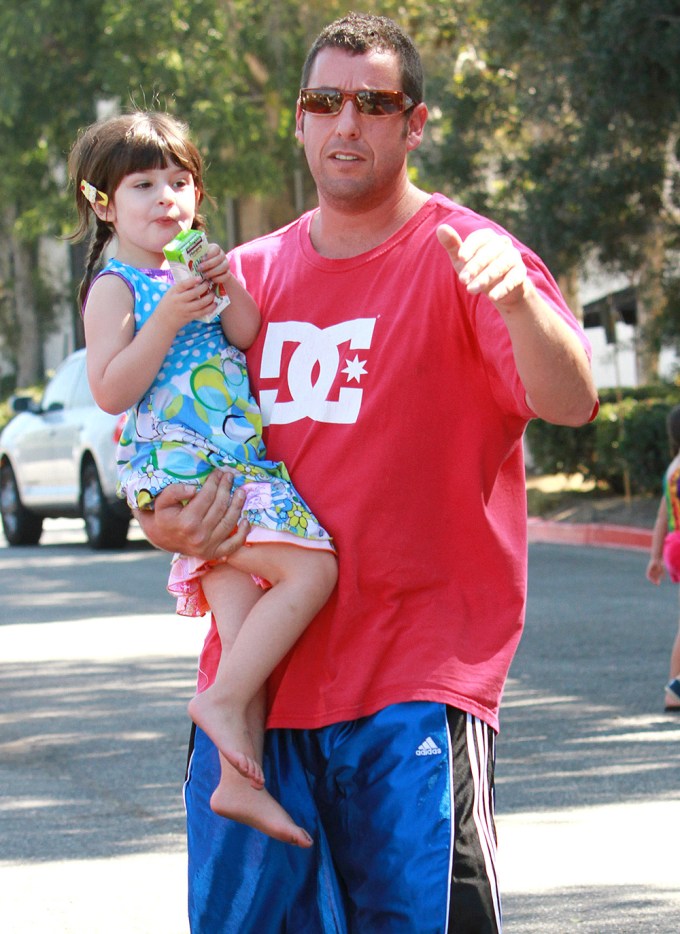 Adam Sandler With Sunny Sandler