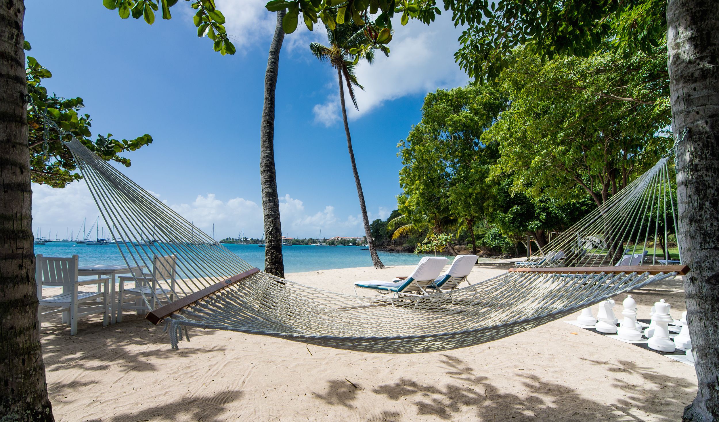 hammock on a beach in Grenada
