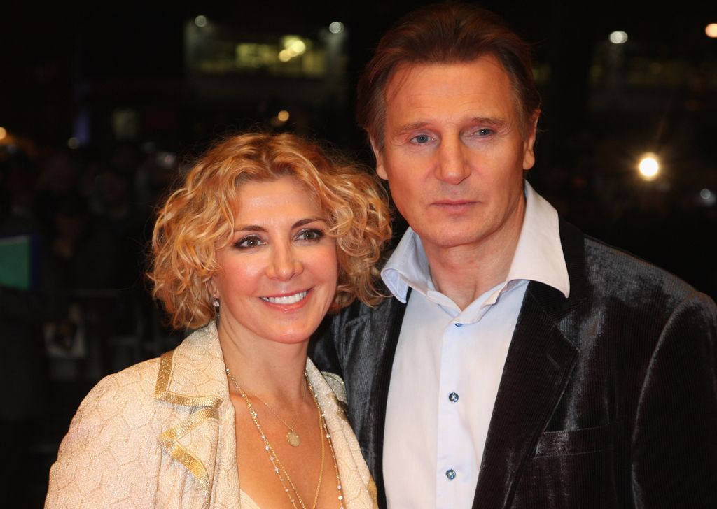 Liam Neeson and Natasha Richardson arrive at the BFI 52 London Film Festival: 'The Other Man' Premiere at the Odeon West End on October 17, 2008 in London, England