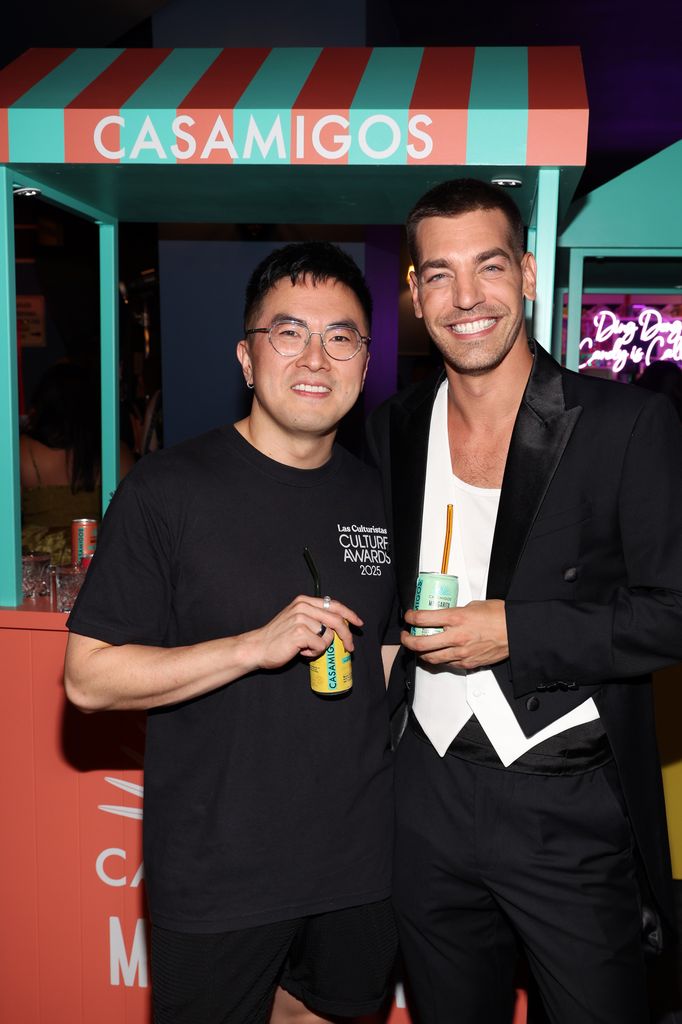 Bowen Yang and Matt Rogers attend Las Culturistas Culture Awards