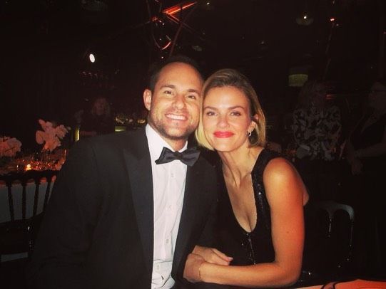 Andy and Brooklyn celebrating their friends, Chrissy Tiegen and John Legend