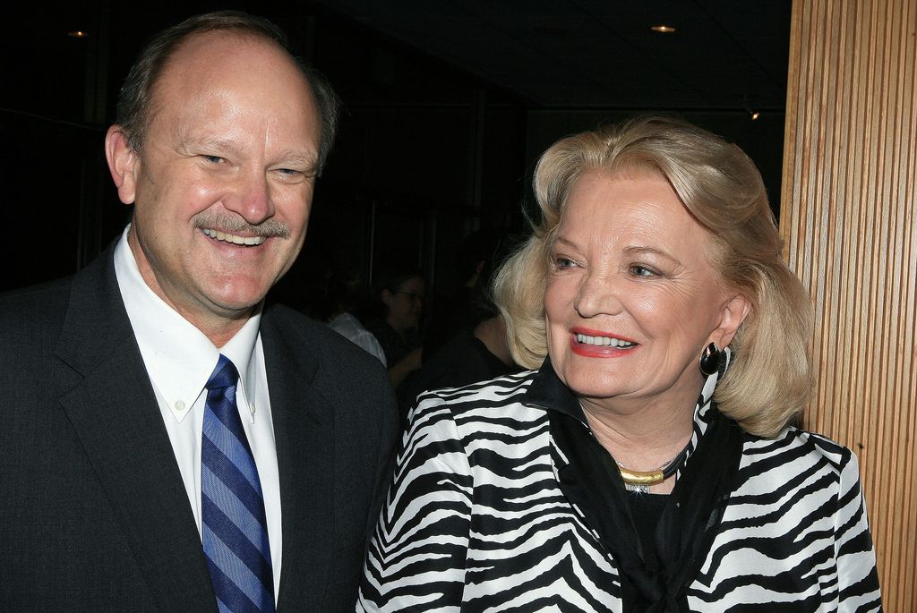 Bette Davis and Gary Merrill's son, Michael Merill (L) and actress Gena Rowlands attend the AMPAS presentation of "A Centennial Tribute to Bette Davis" May 1, 2008 in Los Angeles, California