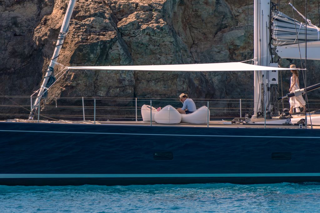 Tom Cruise joined by Ana de Armas on a yacht in Ciutadella, Menorca