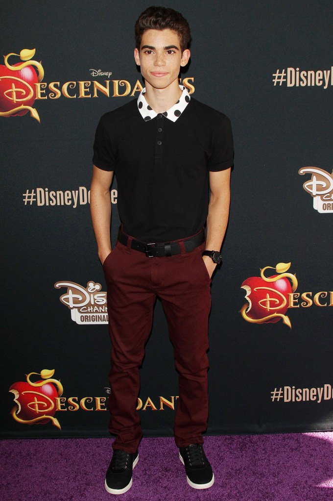 Cameron Boyce Arrives At First ‘Descendants’ Premiere