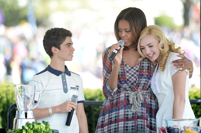 Cameron Boyce Meets Michelle Obama