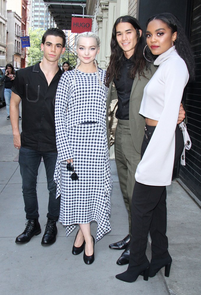 Cameron Boyce With ‘Descendants 2’ Cast