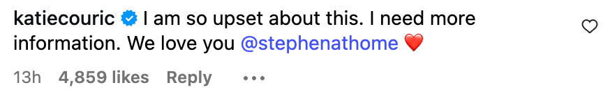 Katie Couric comment about Stephen Colbert