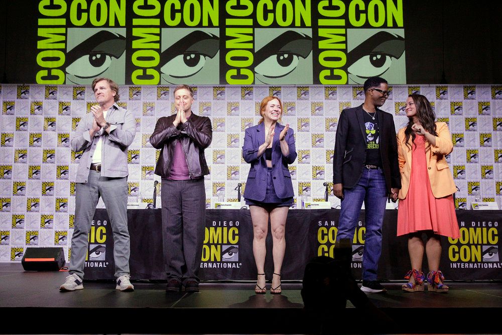 Chris Sheridan, Showrunner / Executive Producer; Alan Tudyk, Alice Wetterlund, Corey Reynolds, Sara Tomko at SDCC
