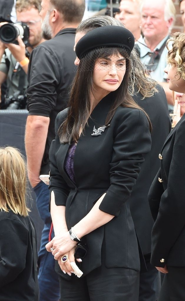 Aimee Osbourne at Ozzy Osbourne's funeral 