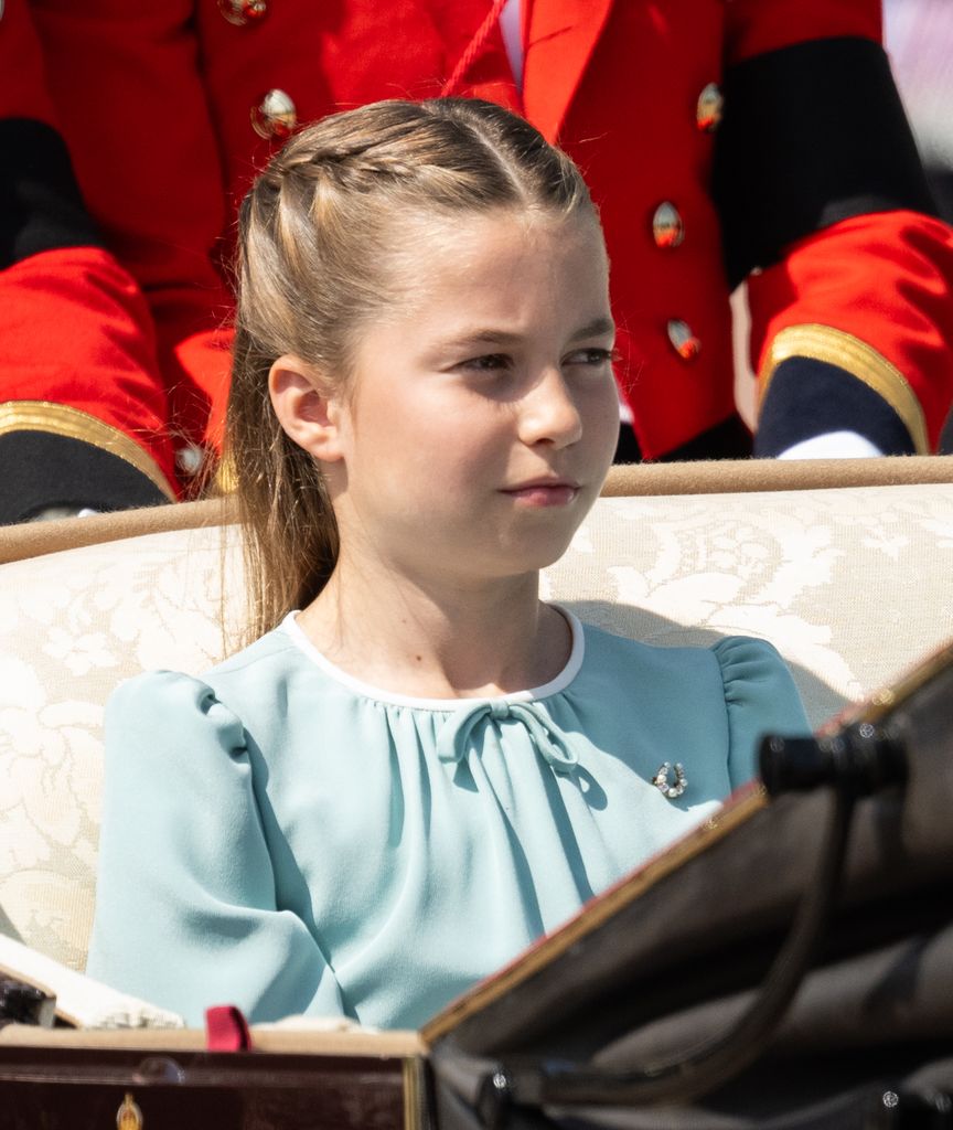 Princess Charlotte debuts new brooch
