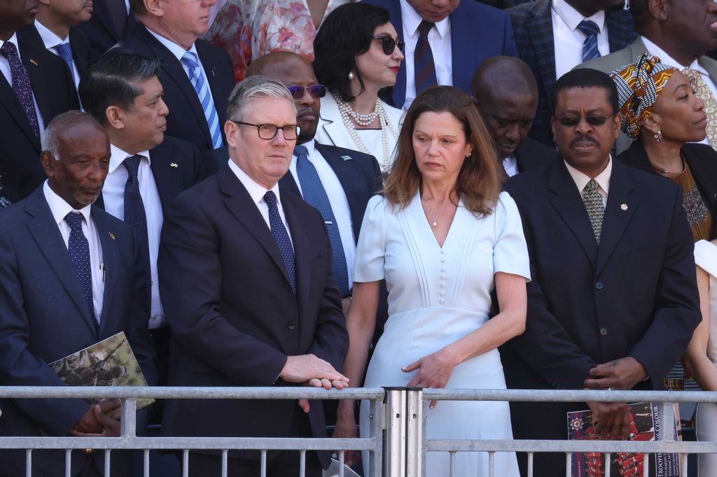 Keir Starmer and Victoria at Trooping The Colour