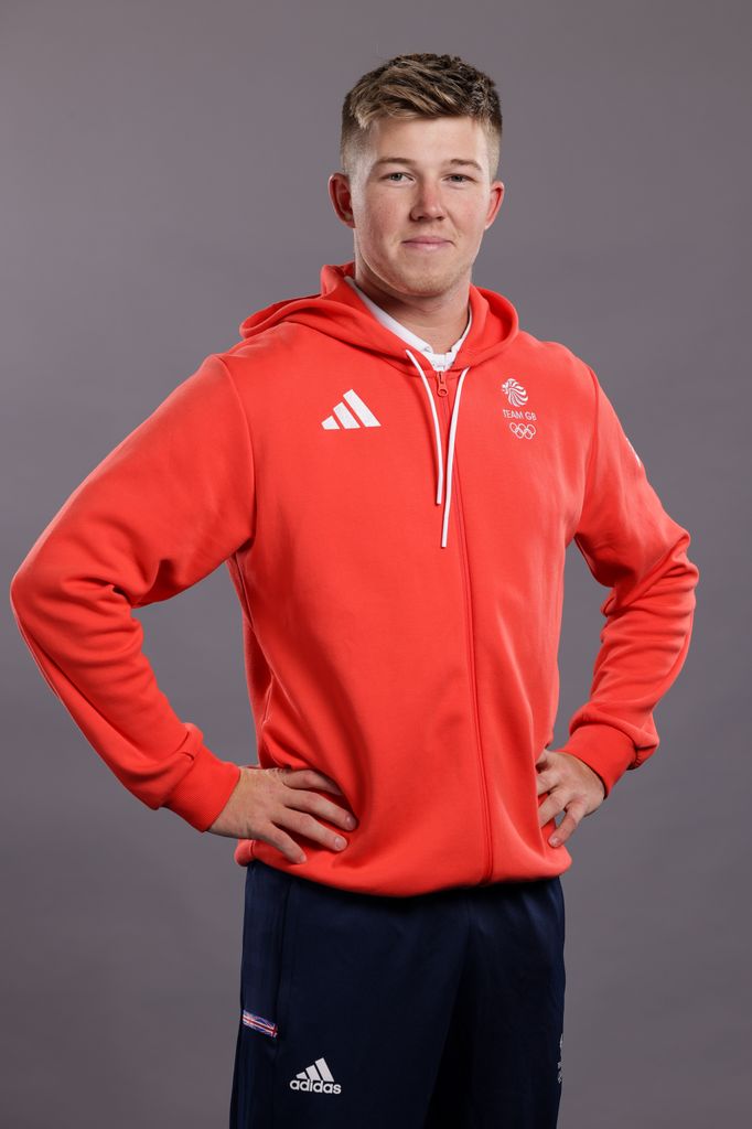 harry charles wearing team gb jumper 