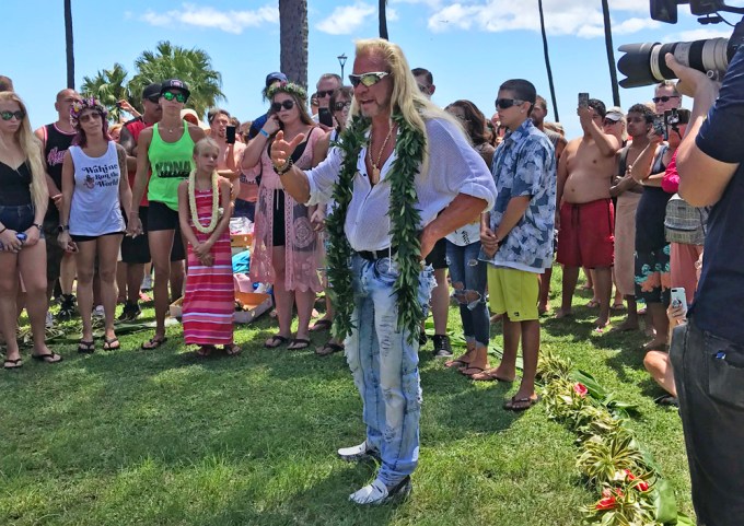 Duane ‘Dog’ Chapman At Beth’s Hawaii Funeral