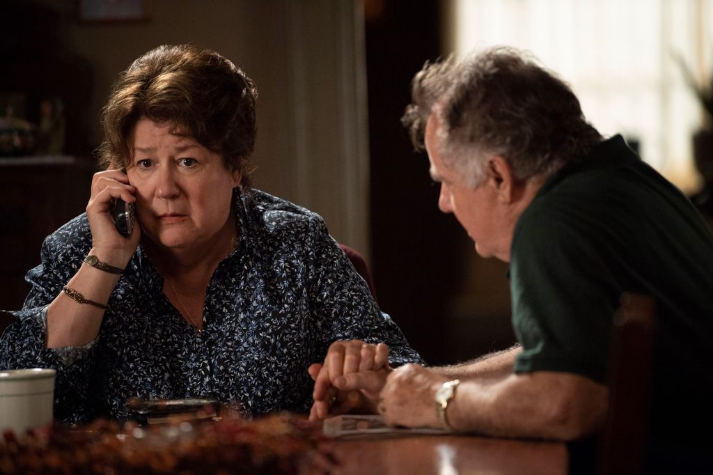 Margo Martindale and Peter Gerety as Audrey and Otto Bernhardt