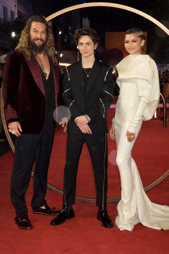 Jason momoa timothee chalamet zendaya Dune 3