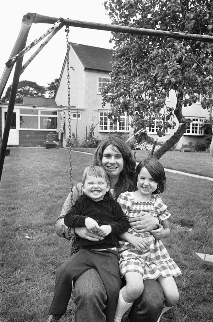 Ozzy Osbourne and his children Jessica and Louis