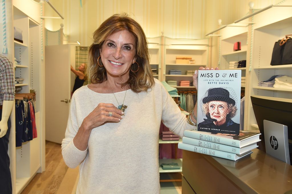Kathryn Sermak attends the J.McLaughlin Shopping Event With Author Kathryn Sermak Celebrating Her Book "Miss D & Me" In Support Of The Bette Davis Foundation at J.McLaughlin on August 10, 2018 in Southampton, New York.