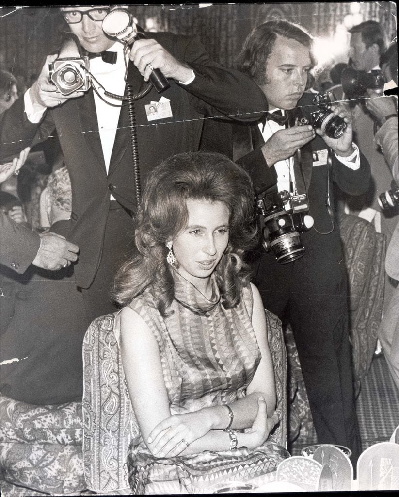 Princess Anne's hair reached new hights with a bouffant blowdry