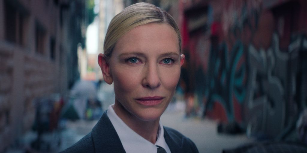 Squid Games. Cate Blanchett in episode 306 of Squid Games. Cr. Courtesy of Netflix © 2025