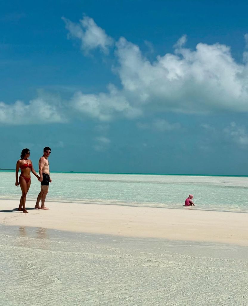 Beach photos shared by Priyanka Chopra on her 43rd birthday at the beach with her husband Nick Jonas and their daughter Malti Marie
