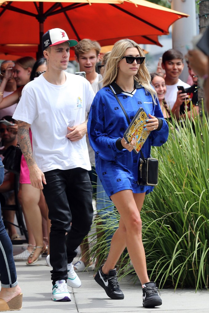 Justin Bieber and Hailey Baldwin Lunch Date