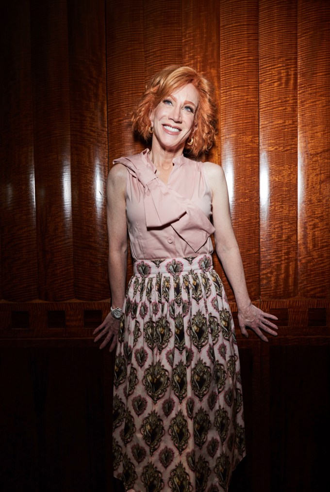 Kathy Griffin smiles