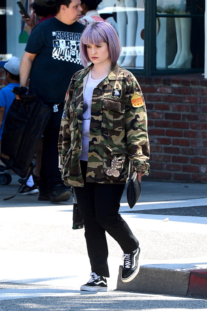 Kelly Osbourne Rocks Camouflage