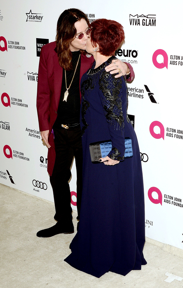 Sharon & Ozzy Osbourne Kiss