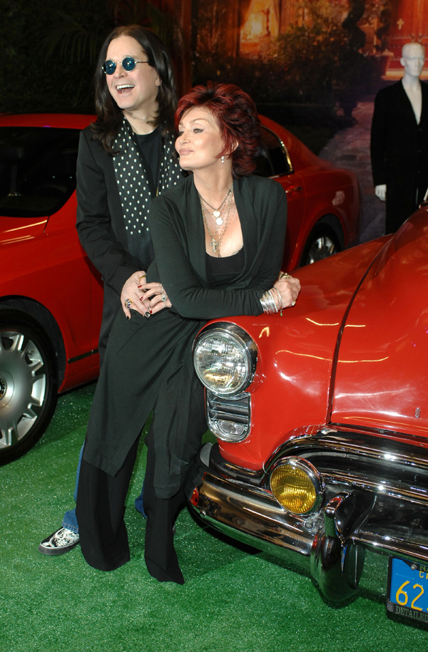 Sharon Poses & Ozzy Osbourne Laughs