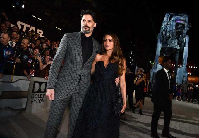 Joe Manganiello and Sofia Vergara at the ‘Star Wars: The Last Jedi’ film premiere