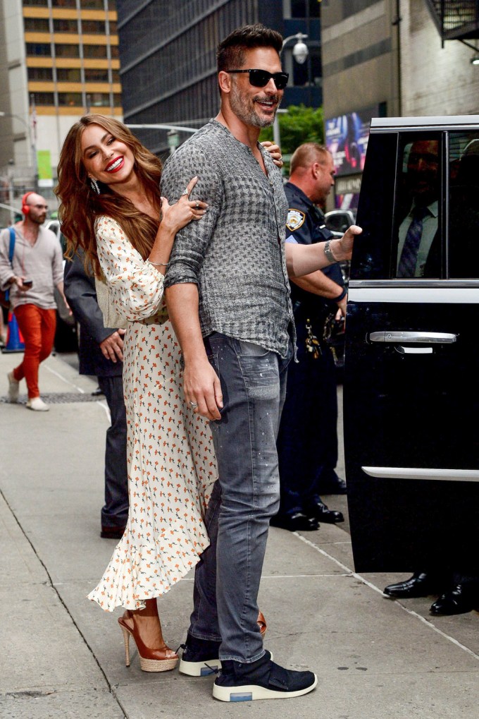 Sofia Vergara and Joe Manganiello at ‘The Late Show With Stephen Colbert’