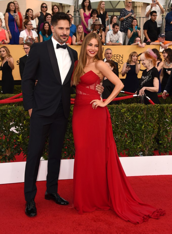 Joe Manganiello and Sofia Verara at the 21st Annual SAG Awards