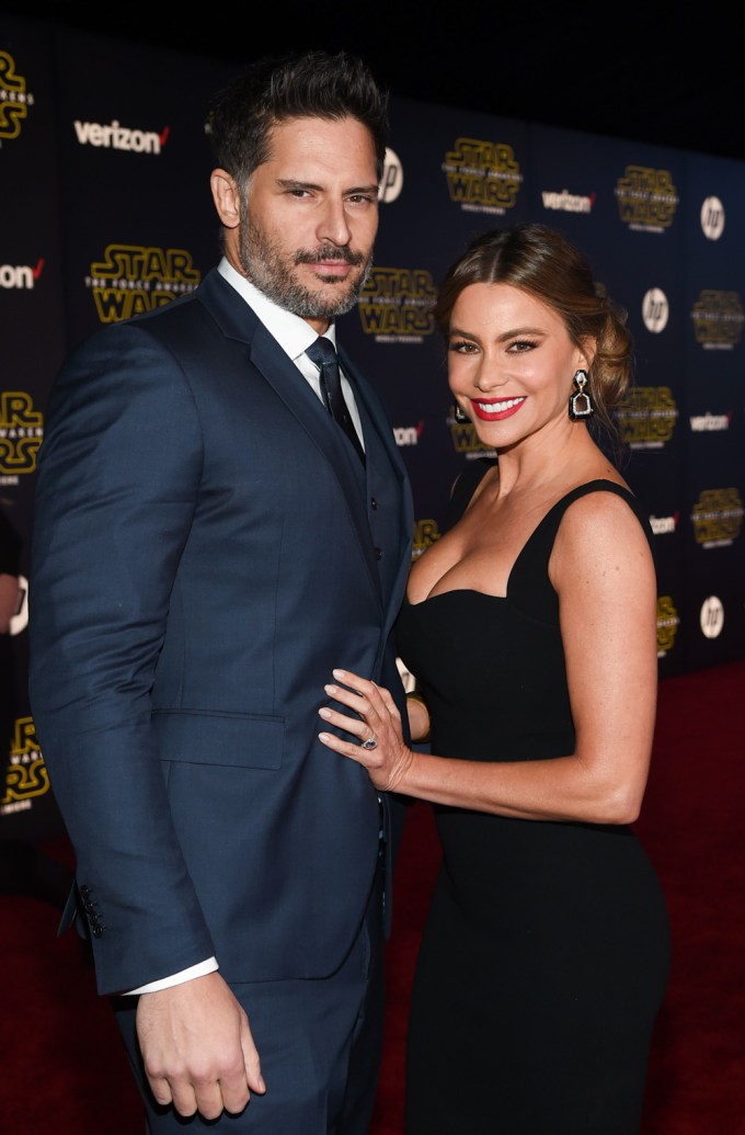 Joe Manganiello and Sofia Vergara at the ‘Star Wars: The Force Awakens’ premiere