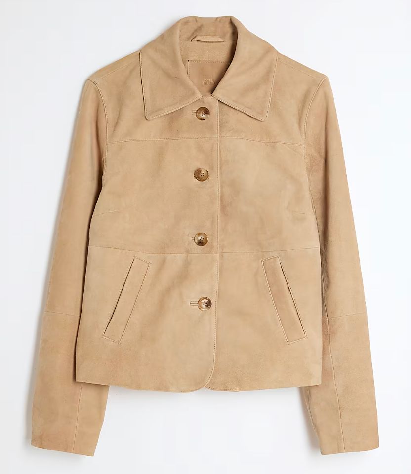 River Island suede premium jacket