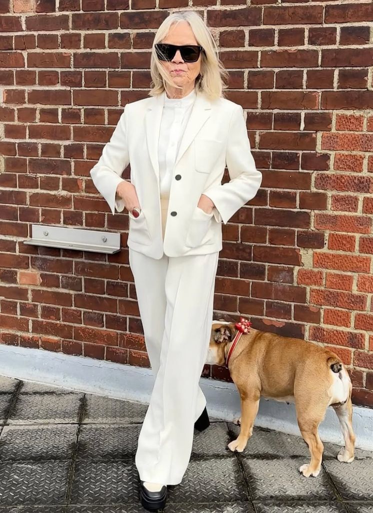 Jo is a big fan of the two-piece suit when it comes to dressing in your Second Act