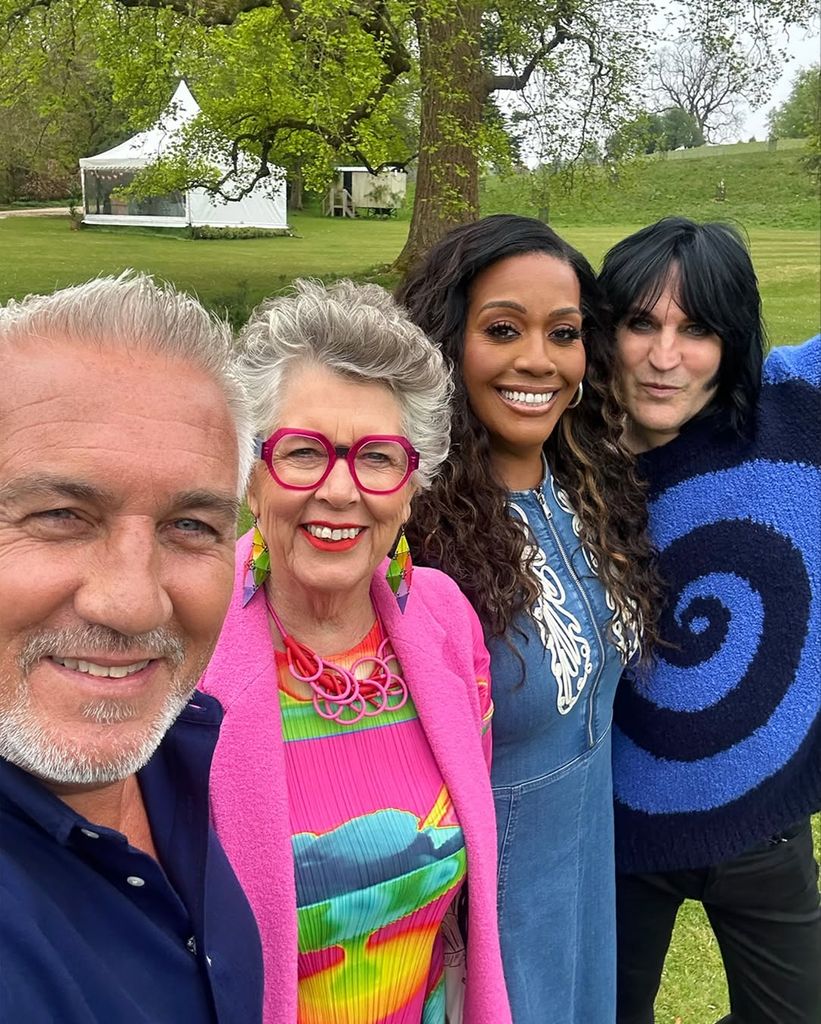 The hosts and judges of Bake Off 2025