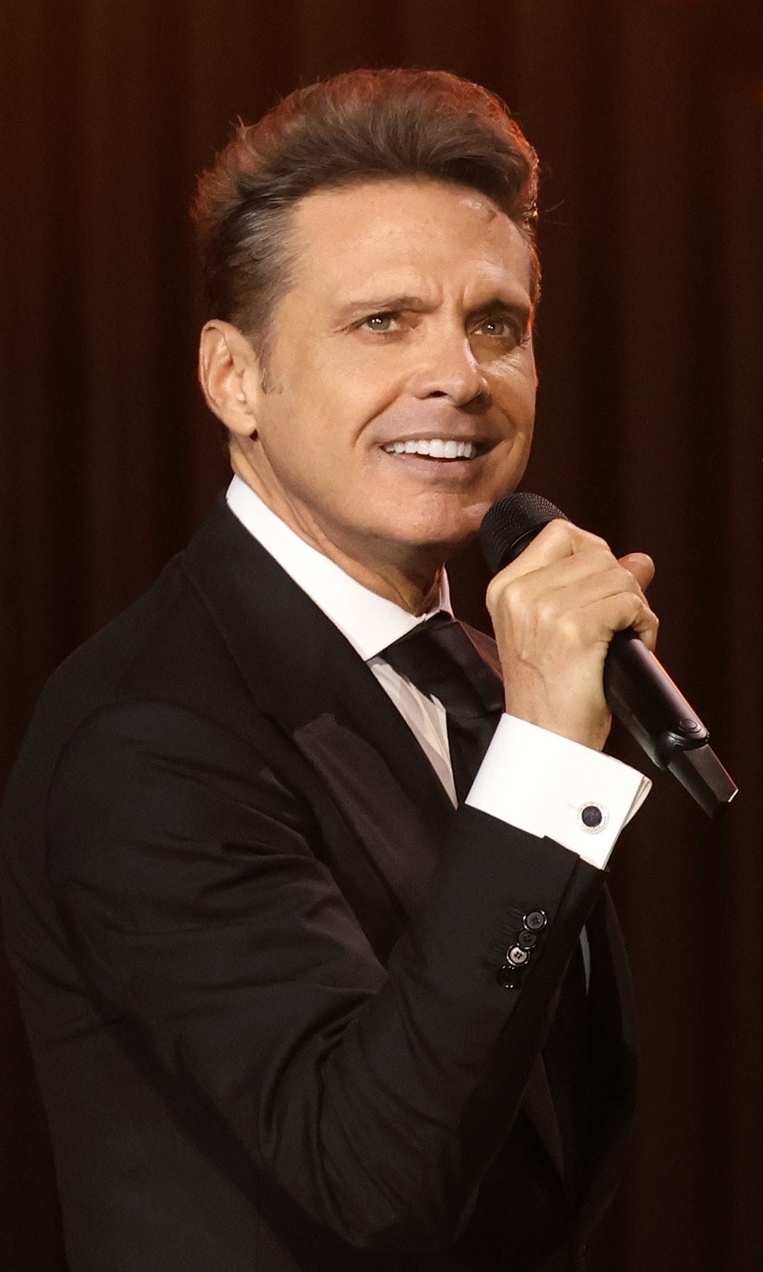 Luis Miguel performs during his tour at Kaseya Center on October 11, 2023 in Miami, Florida.