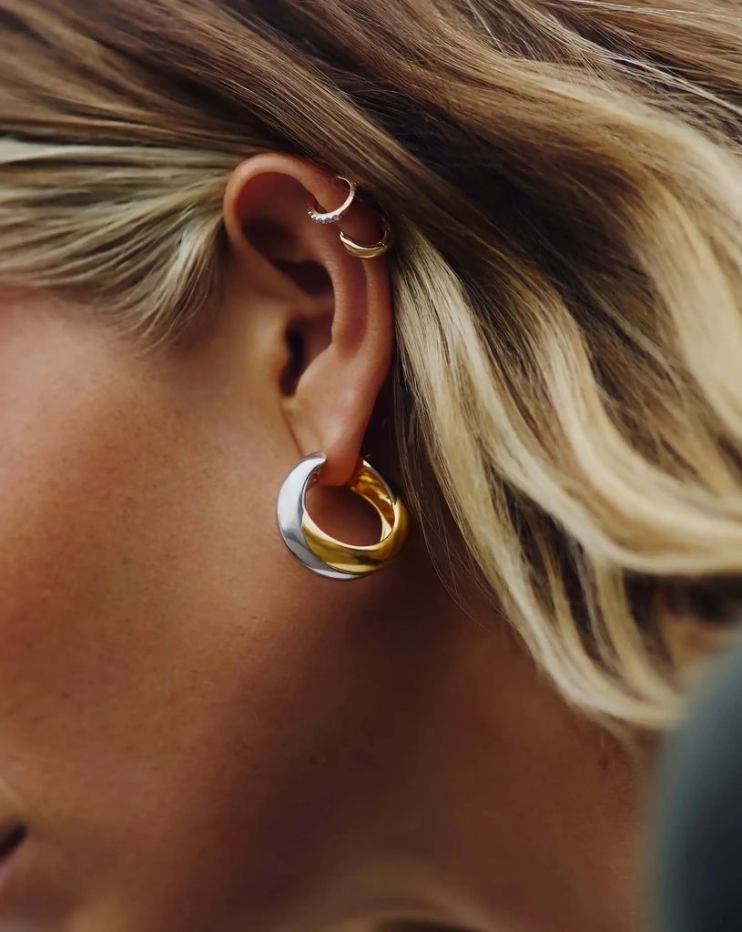 Missoma mixed metal earrings