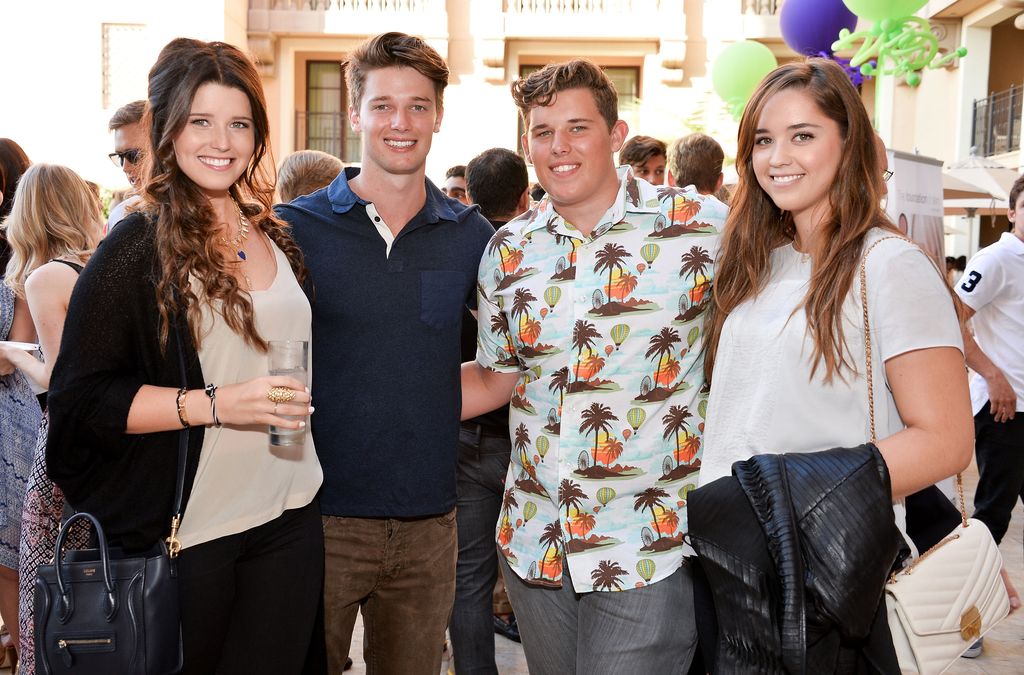 Katherine Schwarzenegger, Patrick Schwarzenegger, Christopher Schwarzenegger and Christina Schwarzenegger attend the Team Maria benefit in 2013