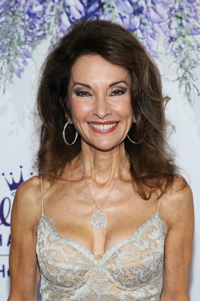 BEVERLY HILLS, CA - JULY 26:  Susan Lucci attends the 2018 Hallmark Channel Summer TCA at a private residence on July 26, 2018 in Beverly Hills, California.  (Photo by Phillip Faraone/WireImage)