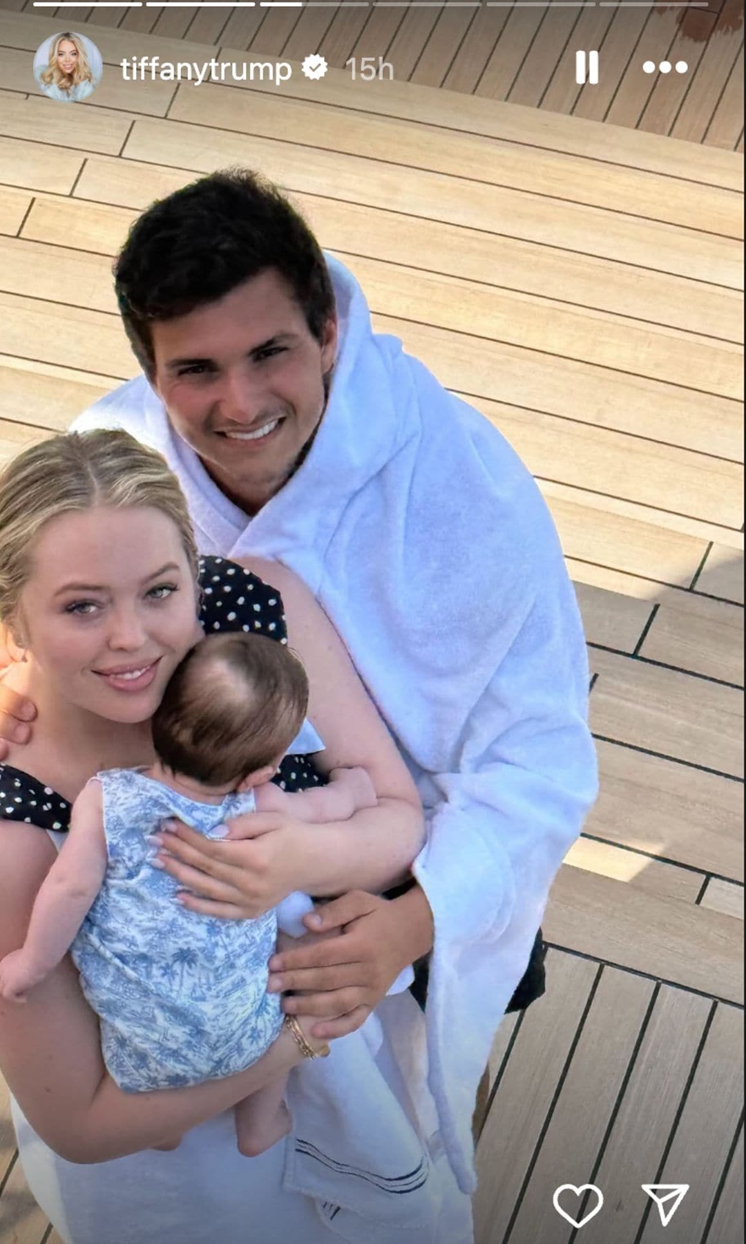 Tiffany Trump shares precious moments from her baby's first summer