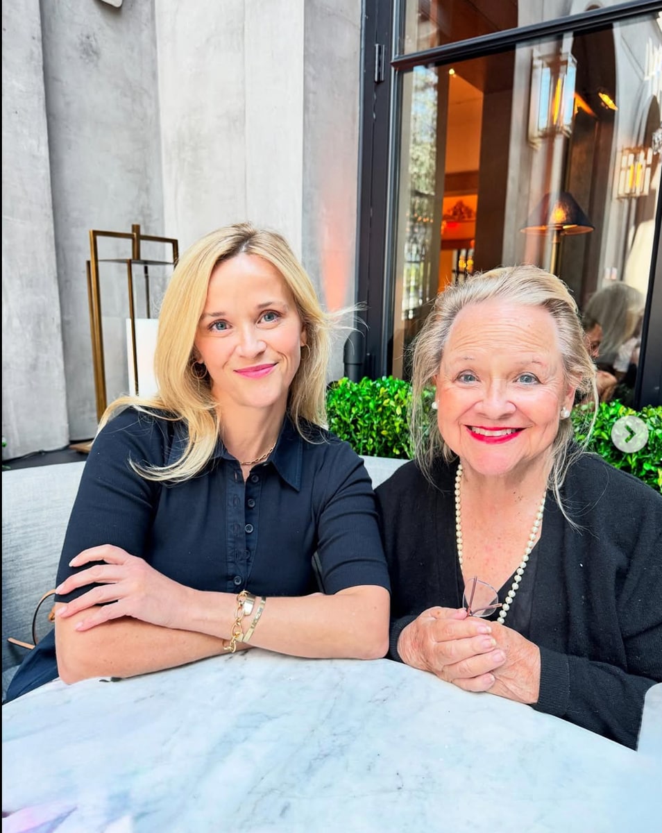 Reese shared a sweet birthday tribute to her mom. 