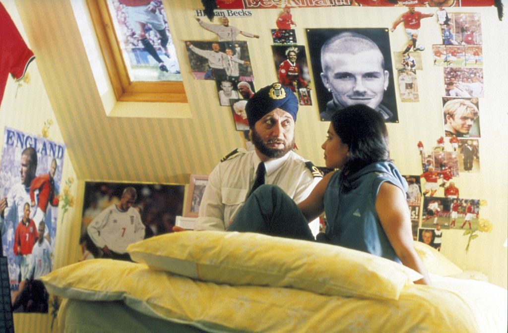 2002 British classic Bend It Like Beckham was Anupam's first English-speaking film.
