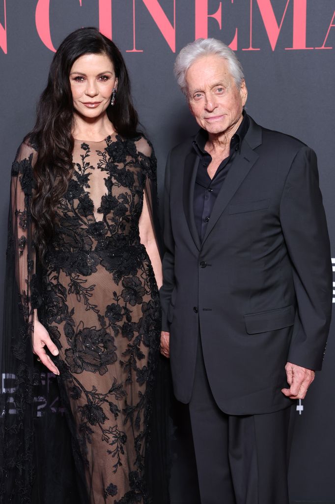 Catherine Zeta-Jones and Michael Douglas attend Women In Cinema during the Red Sea International Film Festival 2024 at Jeddah Yacht Club on December 06, 2024 in Jeddah, Saudi Arabia