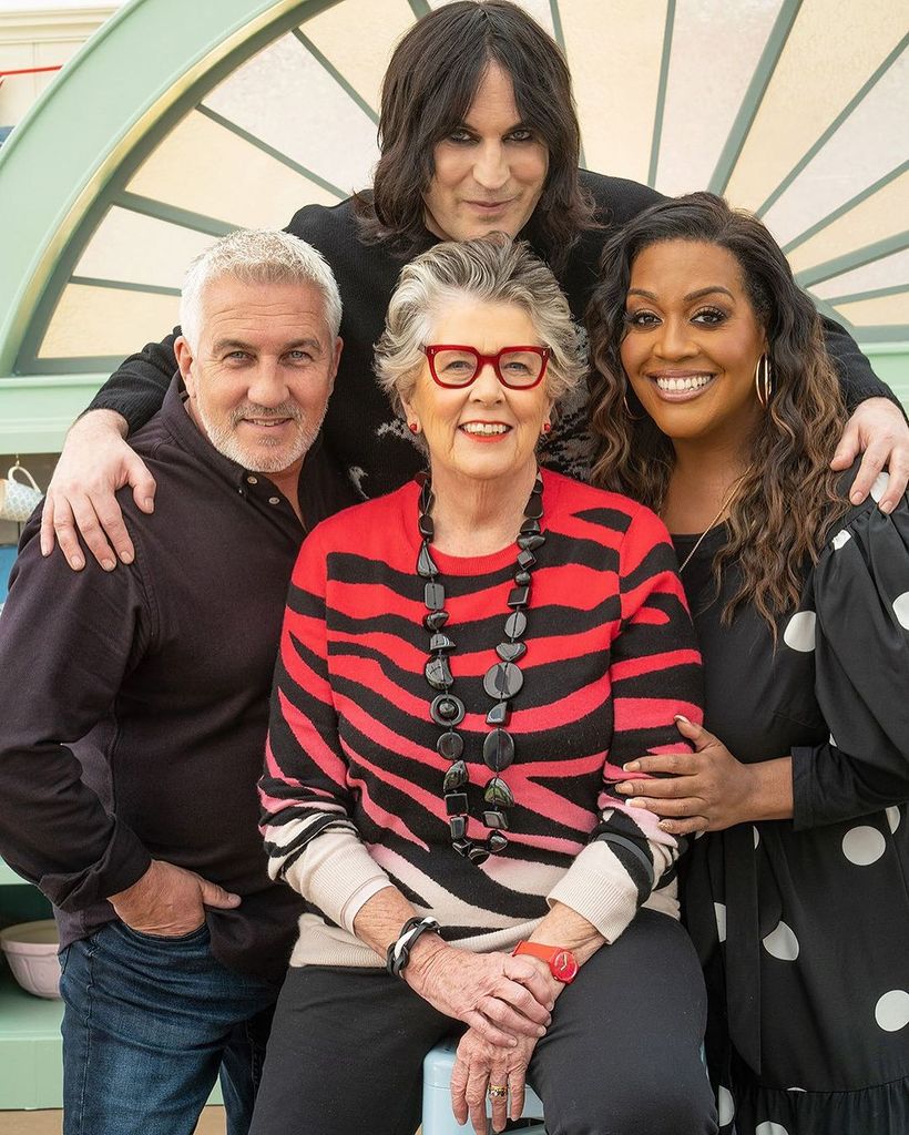 Bake Off judges and presenters together