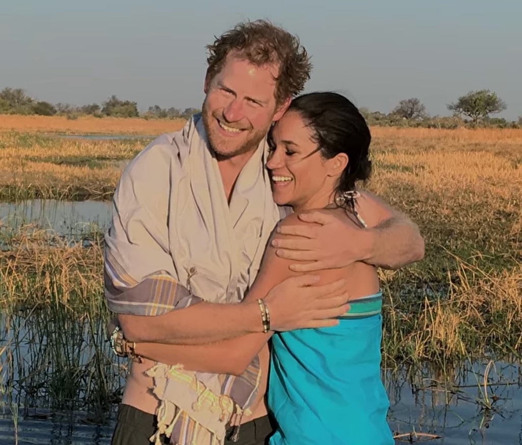 prince harry hugging meghan